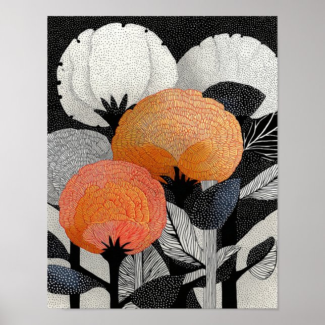 Night Bloom #2 - 4x5 Digital nedladdning Poster (Framsidan)