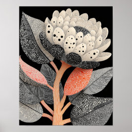 Night Bloom #3 - 4x5 Digital nedladdning Poster