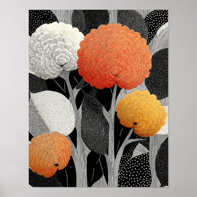 Night Bloom #5 - 4x5 Digital nedladdning Poster (Framsidan)