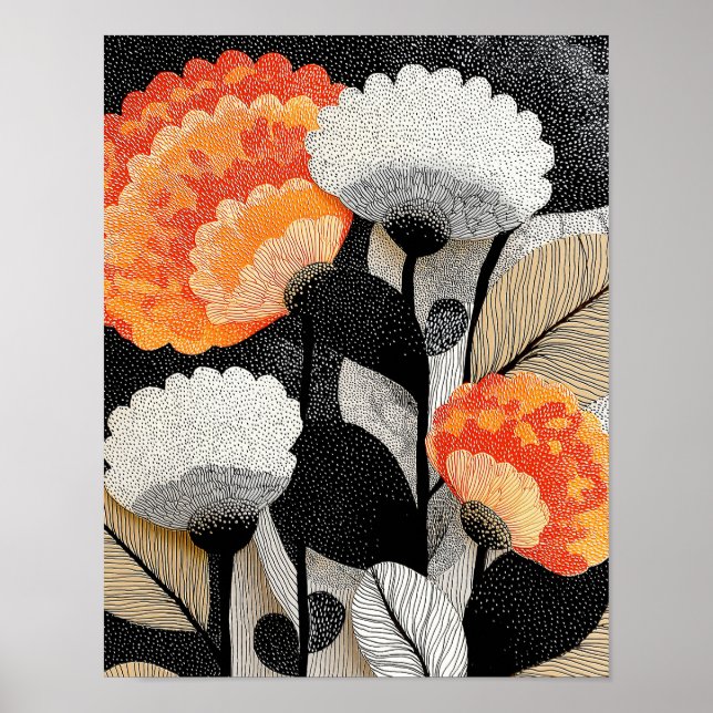 Night Bloom #8 - 4x5 Digital nedladdning Poster (Framsidan)