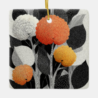 Night Bloom on the Red Planet #5 Julgransprydnad Keramik