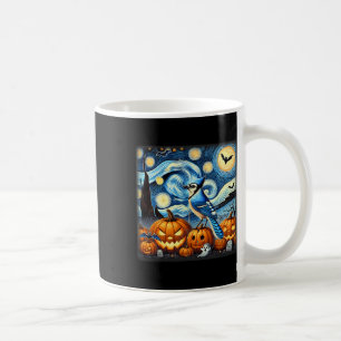 Night Blue Jay Halloween Kaffemugg