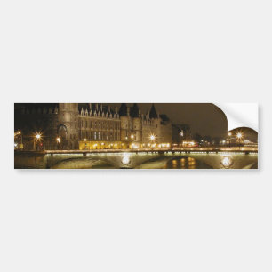 Night Bridge Bumper Sticker Bildekal