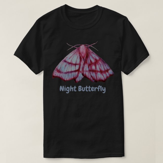 Night Butterfly T Shirt (Design framsida)