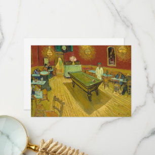 Night Cafe av Vincent van Gogh Tack Kort