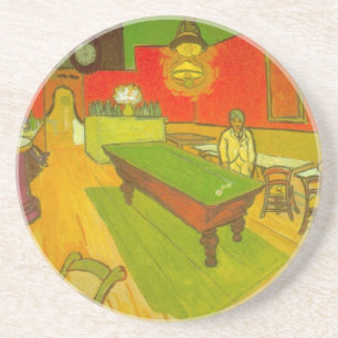 Night Cafe av Vincent van Gogh Underlägg Sandsten