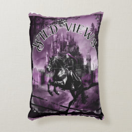 Night Castle Frimärke Prydnadskudde