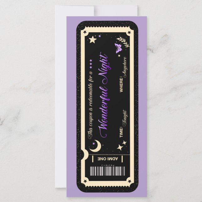  Night coupon (Framsida)