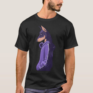 Night Doberman T Shirt