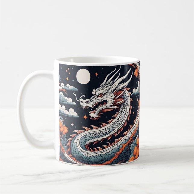 night dragon coffee mug kaffemugg (Vänster)