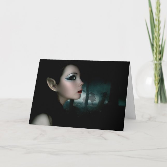 Night Elf Helgkort (Framsida)