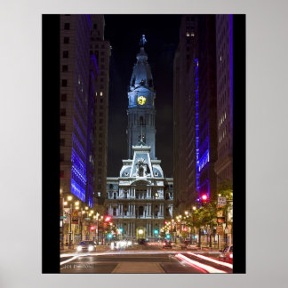 Night Färg Broad St Poster