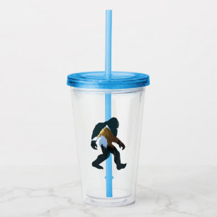Night Forest Bigfoot Take Away Mugg