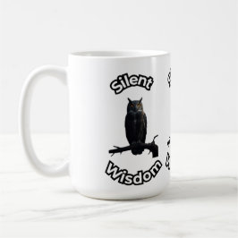  **Night Forest Owl – Realistic Nocturnal Owl Illu Kaffemugg