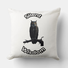  **Night Forest Owl – Realistic Nocturnal Owl Illu Kudde