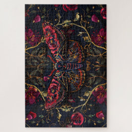 Night Garden Moth Jigszle Puzzle Pussel