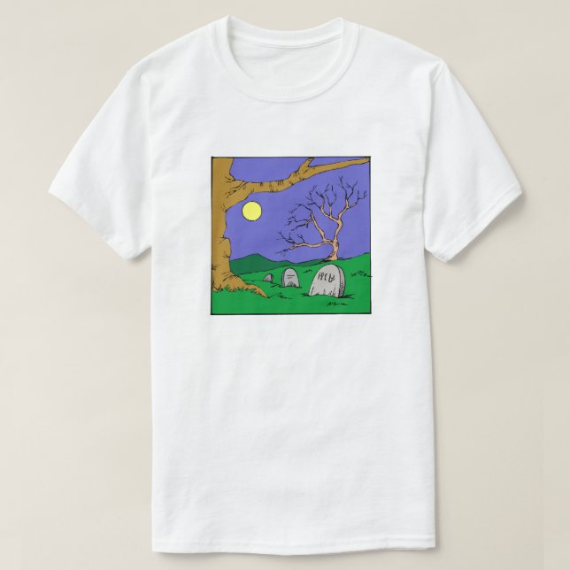 Night Graveyard T-shirt (Design framsida)