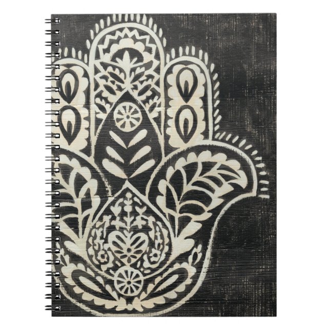Night Hamsa Anteckningsbok (Framsidan)