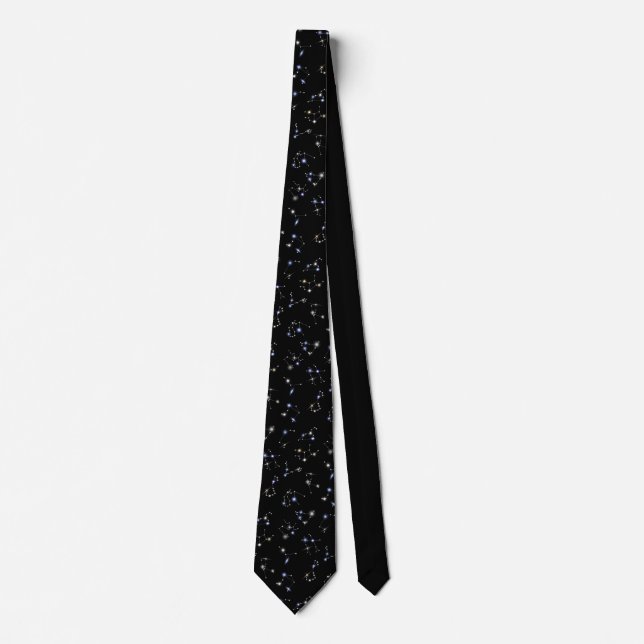 Night Himlar Astrology Constellellations Tie Slips (Framsida)