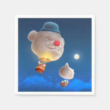 Night Himlar Balloon Äventyr