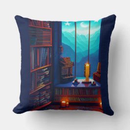 Night Himlar Bibliotek Kudde