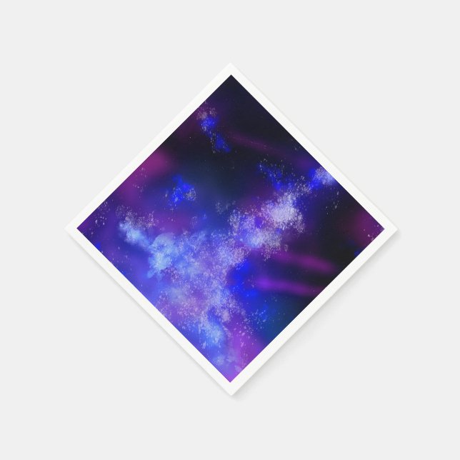 Night Himlar Blue Sapphire Napkin Pappersservett (Hörn)
