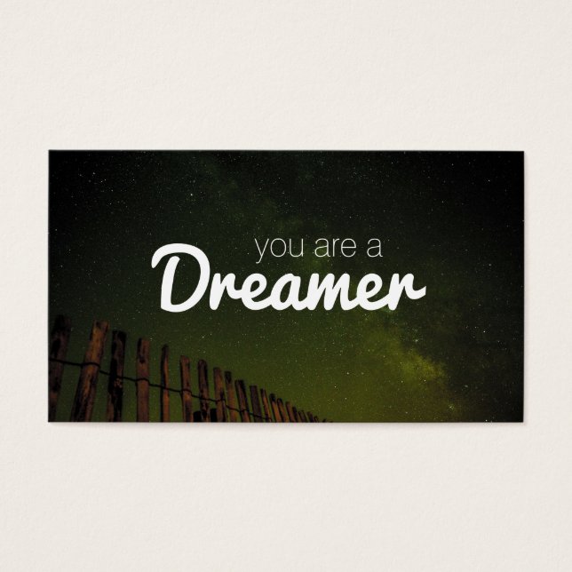 Night Himlar | Dreamer Visitkort (Framsidan)