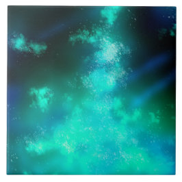 Night Himlar Emerald Ceramic Tile Kakelplatta