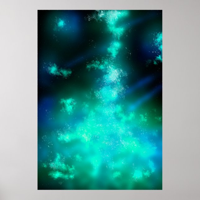 Night Himlar Emerald Poster (Framsidan)