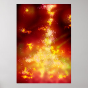 Night Himlar Flame Poster