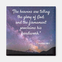 Night Himlar Milky Way Psalm 19:1