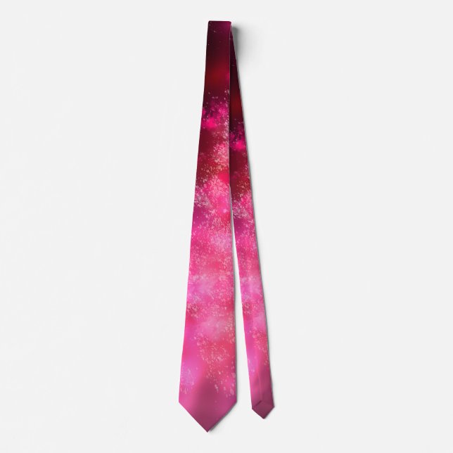 Night Himlar Rosa Flare Neck Tie Slips (Framsida)