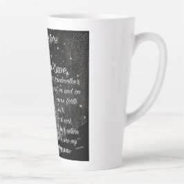 Night Himlar Stars Poetry Latte Large Mugg
