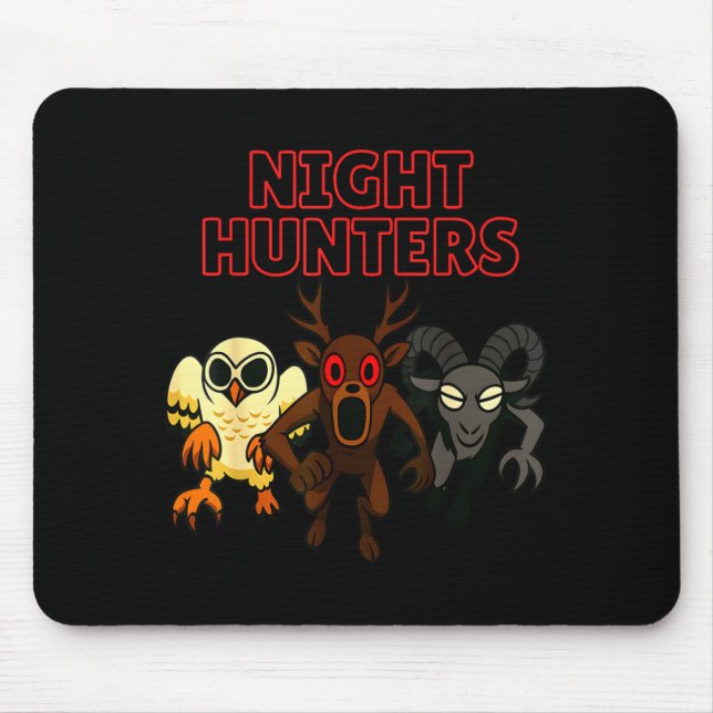 Night Hunters. 3 Animals In The Forest. Cool Gamer Musmatta (Framsidan)
