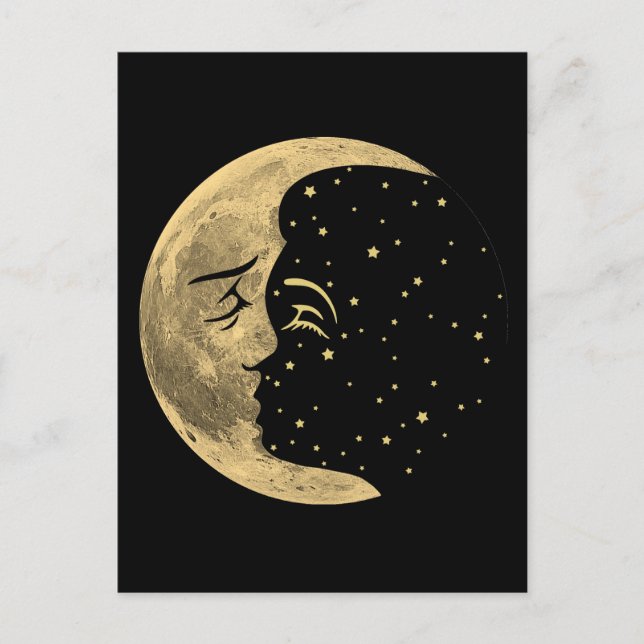 Night Kiss Vykort (Framsida)