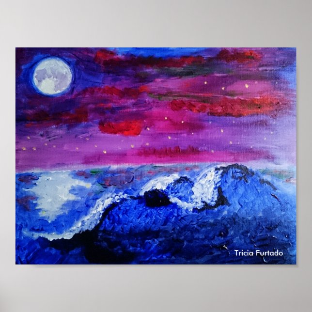 Night landscape poster (Framsidan)