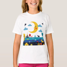 Night landscape t shirt