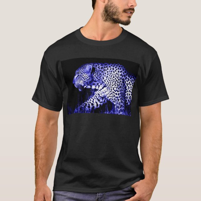 Night Leopard Tee Shirt (Framsida)