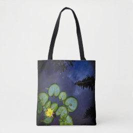 "Night Lily" Tote Tygkasse