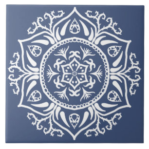 Night Mandala Kakelplatta