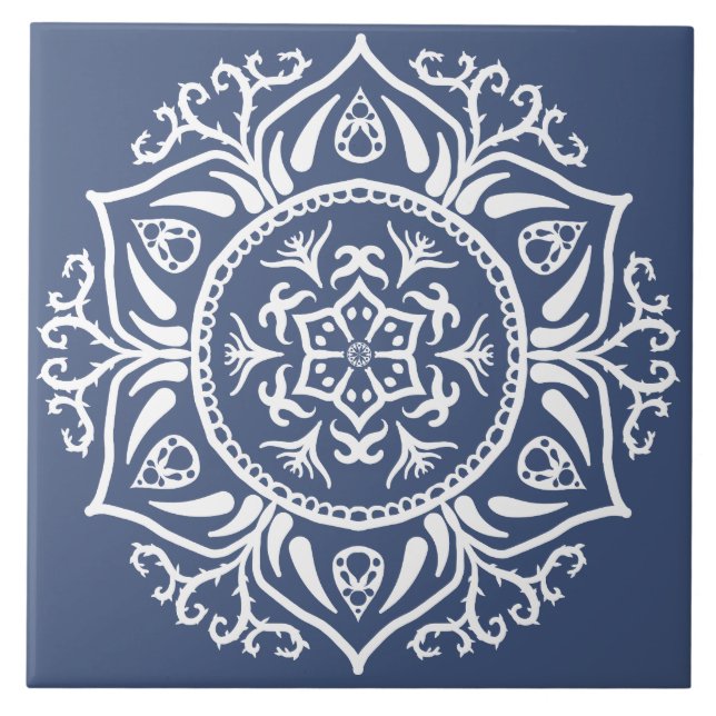 Night Mandala Kakelplatta (Framsidan)