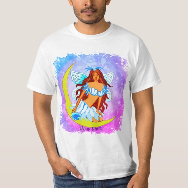 Night Måne Dream Fairy T-Shirt (Framsida)