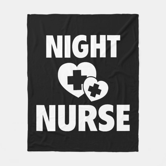 Night Nurse Fleecefilt (Framsidan)