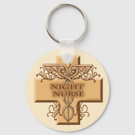 Night Nurse Kor Caduceus Nyckelring