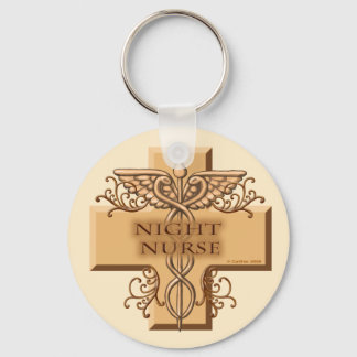 Night Nurse Kor Caduceus Nyckelring