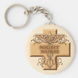 Night Nurse Kor Caduceus Nyckelring