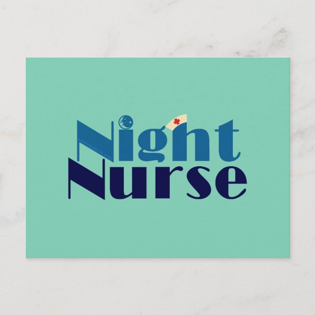 Night Nurse Vykort (Framsida)