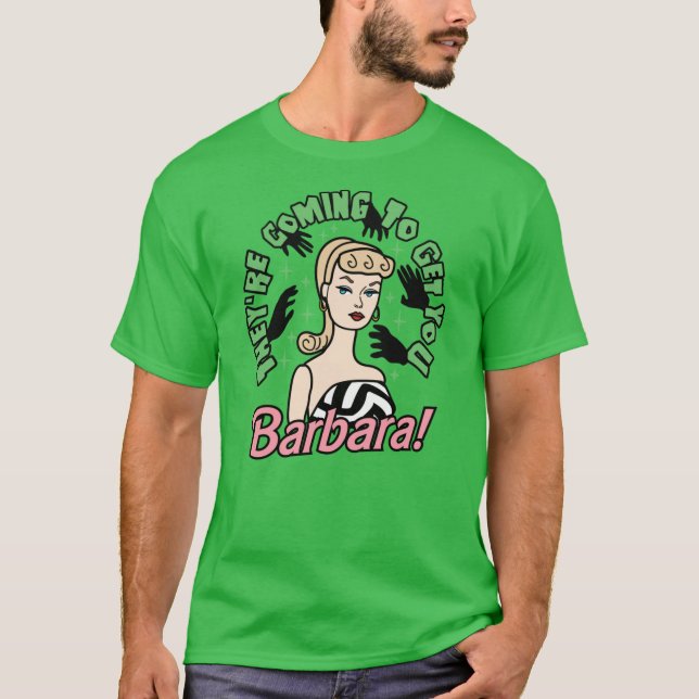 Night of the living doll retro retro t shirt (Framsida)