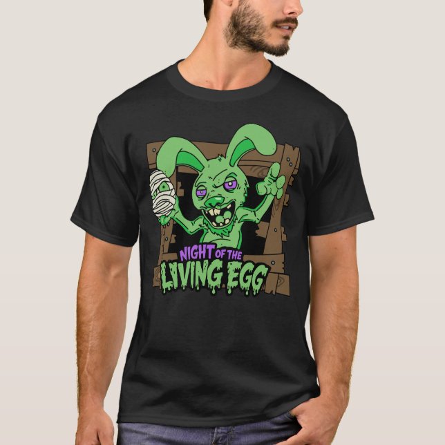 Night of the Living Egg T Shirt (Framsida)