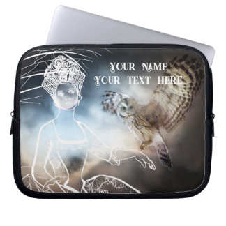 Night Owl and Lady Laptop Fodral